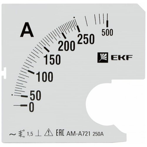 Шкала сменная для A721 250/5А-1.5 PROxima EKF s-a721-250, 1шт