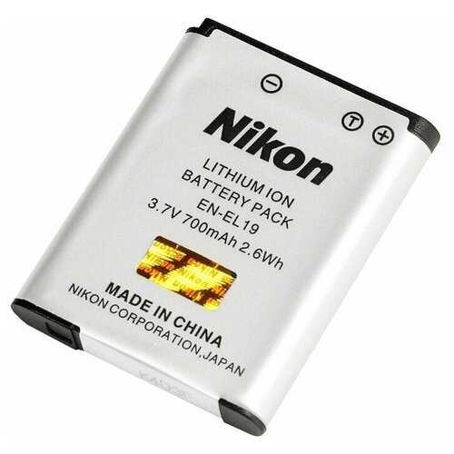 Аккумулятор Nikon EN-EL19 en el19 enel19 battery and charger for nikon coolpix s32 s33 s100 s2500 s2750 s3100 s3200 s3300 s3400 s3500 s4100