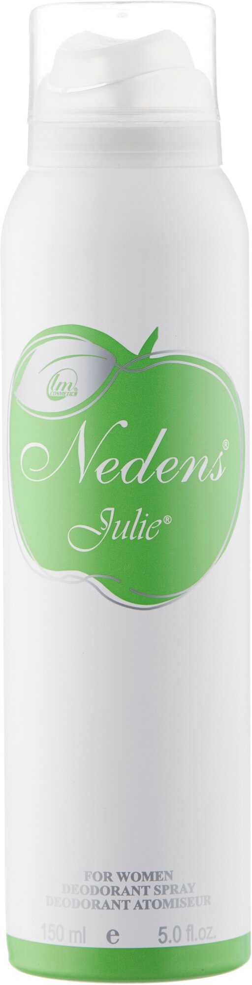 Парфюмированный дезодорант LM Cosmetics Julie for women (green) 150 ml