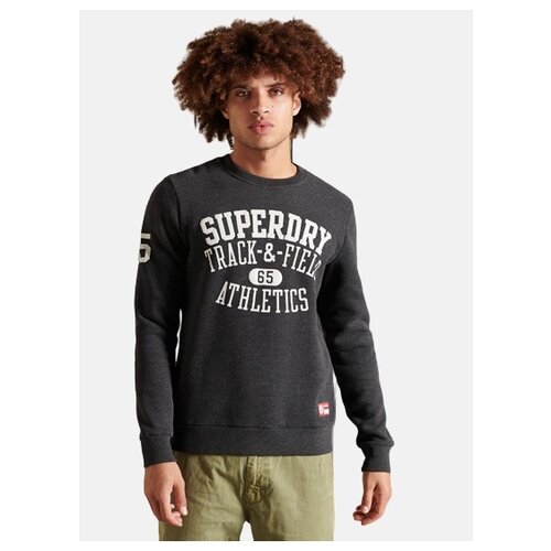 Свитшот, SuperDry, артикул: M2011431A, Цвет 04Q Charcoal Marl, Размер 2XL