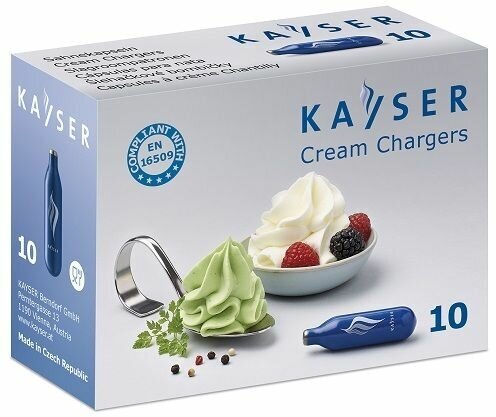 Баллончики для кремера Kayser Cream Chargers, 10 шт - фотография № 2