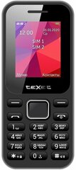 Мобильный телефон teXet TM-122 black