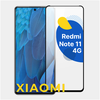 Защитное стекло на телефон Xiaomi Redmi Note 11 4G / Полноэкранное стекло для Сяоми Редми Нот 11 4Г (Черный) - изображение