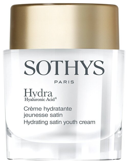 Sothys, Легкий увлажняющий омолаживающий крем Hydra Hyaluronic Acid4 Hydrating satin youth cream, 50 мл.