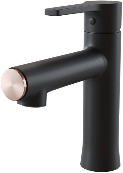 фото Смеситель для умывальника 35k MIXLINE ML23-04 "Round Black"