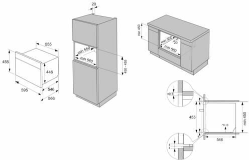 Духовка электрическая компактная GORENJE BCM547ORAB - фотография № 5