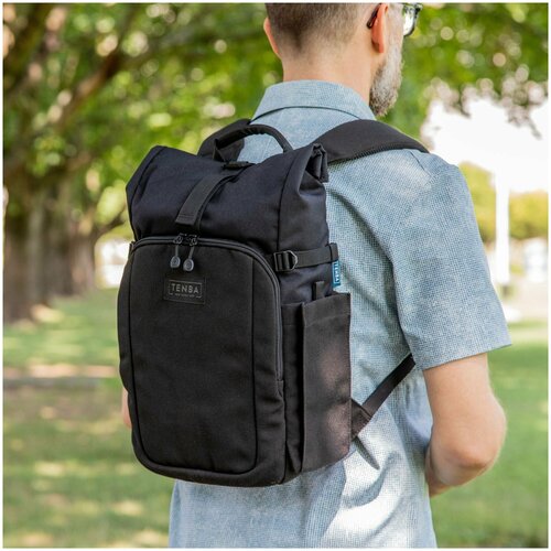 Рюкзак городской 10 литров с отделением для фотоаппарата и планшета Tenba Fulton v2 10L Backpack Black (637-730)