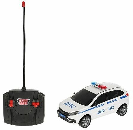 Технопарк Машина на р/у LADA XRAY Полиция 18 см, свет, белый LАDАХRАY-18L-РОL-WН с 3 лет