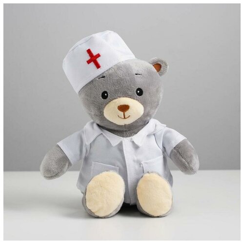 гримм с мишка мишка искупайся Мягкая игрушка «Медвежонок Лаппи - доктор», 22 см