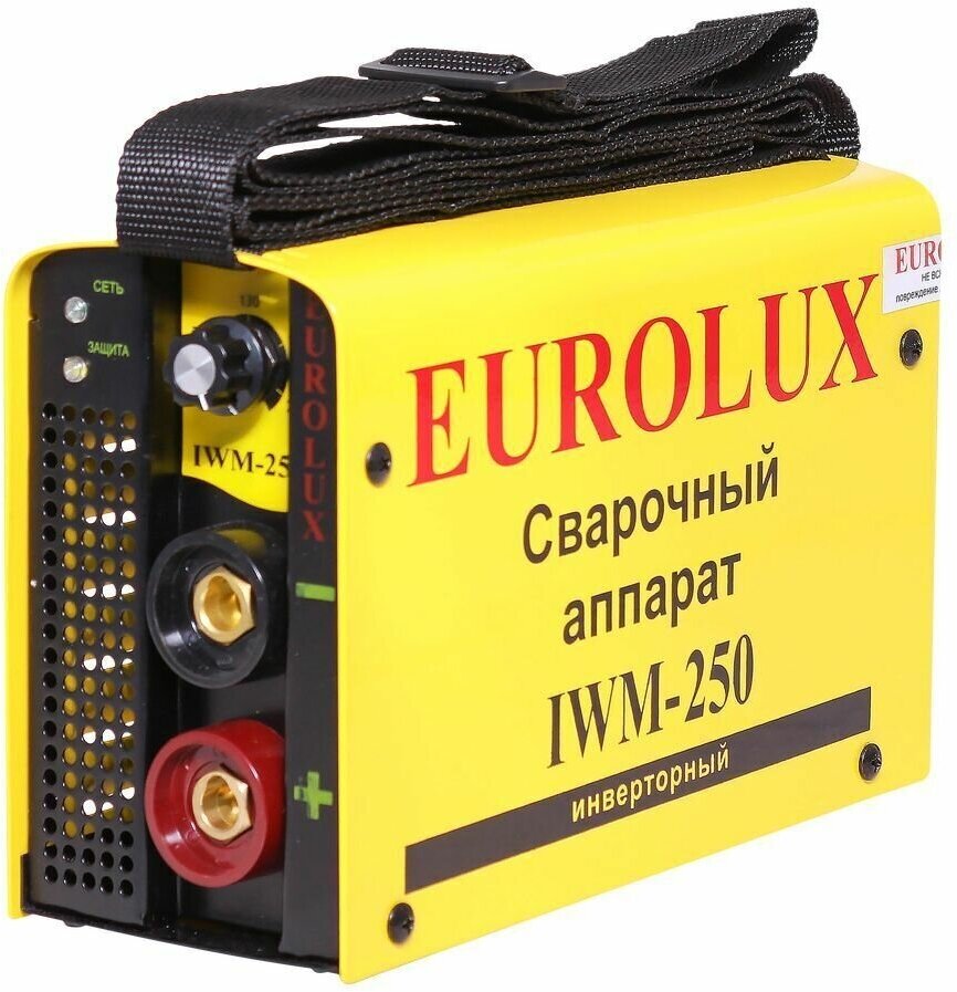 Сварочный аппарат инверторный IWM250 Eurolux , 250 ампер , комплект кабелей - фотография № 3