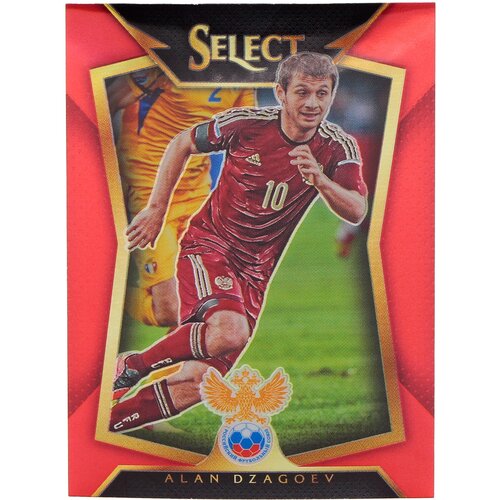 Коллекционная карточка Panini Select 2015-16 Red - #26.2 Алан Дзагоев (Ball Back Photo Variation) S0035