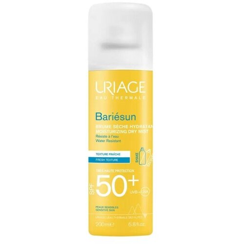 Uriage Bariesun Brume Sèche Увлажняющая сухая дымка-спрей SPF 50+, 200 мл