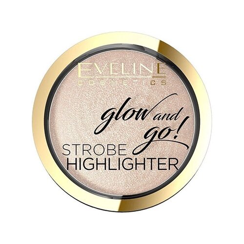 Eveline Cosmetics Запеченный хайлайтер Glow And Go, 01 - Champagne запеченный хайлайтер для лица glow and go strobe highlighting 8 5г 01 сhampagne