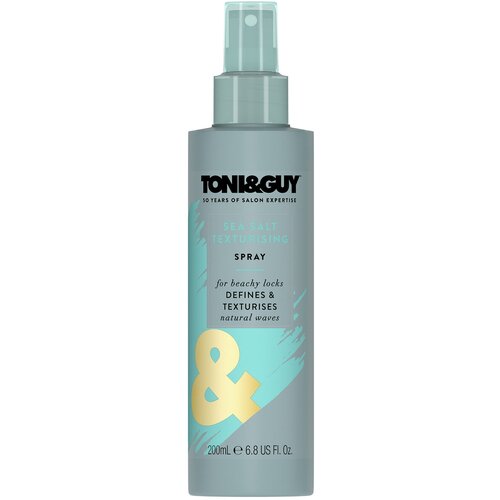 Toni&Guy Спрей для волос текстурирующий морская соль Sea Salt Texturizing Spray 200мл