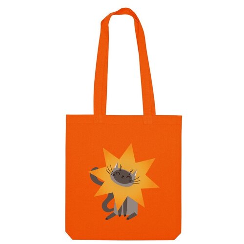 фото Сумка шоппер us basic, оранжевый