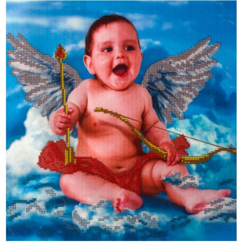 Схема для вышивания бисером Малыш Купидон АСТ.72040 Астрея Арт