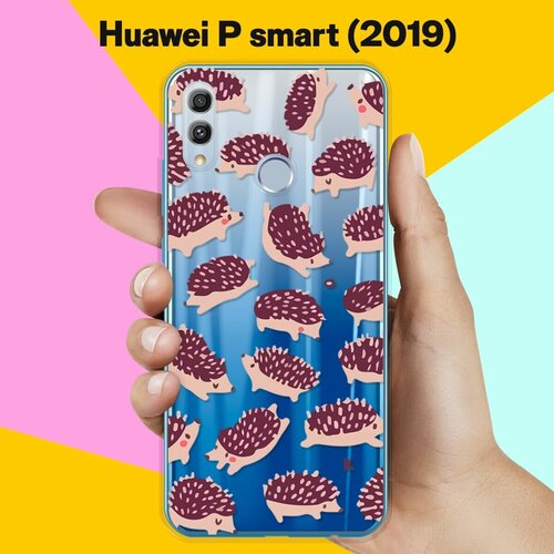 Силиконовый чехол Ёжики на Huawei P Smart (2019)