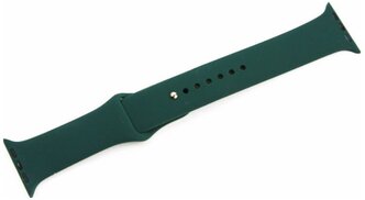 Силиконовый ремешок для Apple Watch 38/40 мм (темно-зеленый)