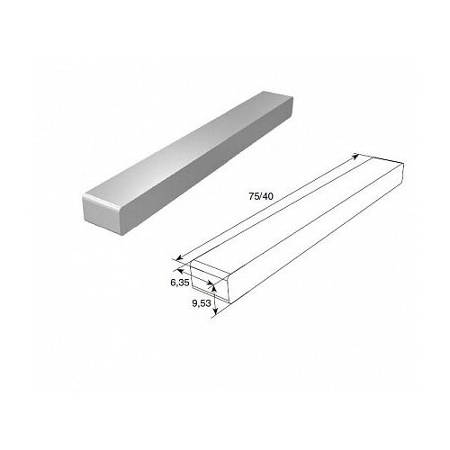 Шпонка (6,35х 9,53х 75 мм), 25064 - DoorHan