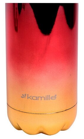 Термобутылка 500 мл из нержавеющей стали Kamille KM-2206 (24 / розовый) - фотография № 10