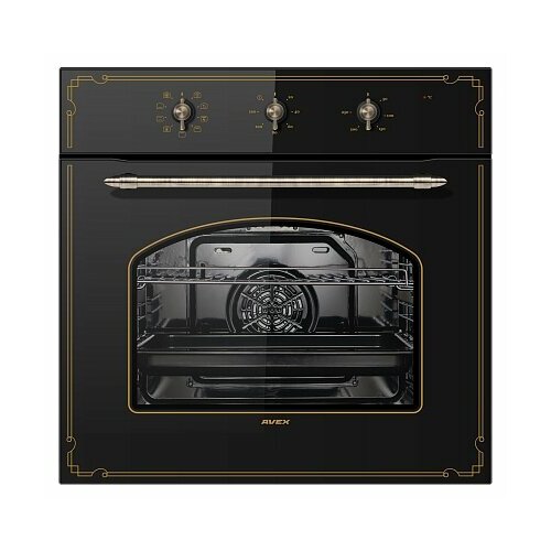 Электрический духовой шкаф AVEX RBM 6090 W черный 3880000₽