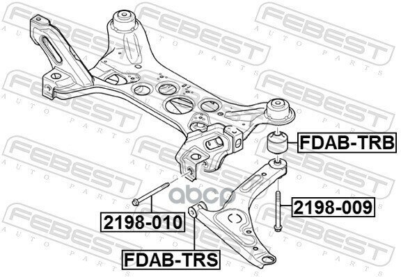 Болт Febest арт. 2198-010