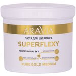 ARAVIA Паста для шугаринга SUPERFLEXY PURE GOLD средней плотности, 750 г - изображение