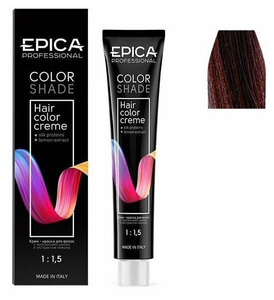 Epica, COLORSHADE 6.5 Крем-краска Темно-русый махагоновый, 100 мл.