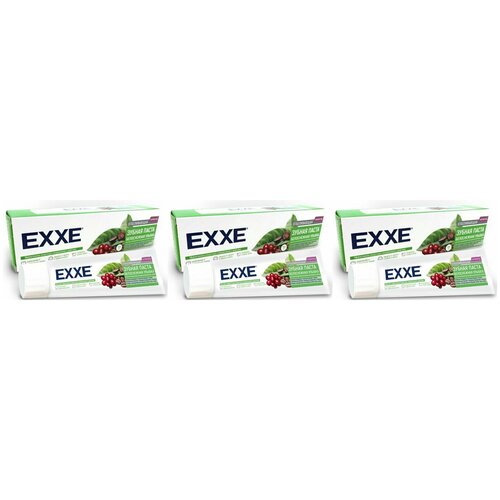 EXXE Зубная паста Отбеливающая , 100 мл, 3 шт отбеливающая зубная паста мусс eelhoe для очищения восстановления и укрепления эмали 45мл