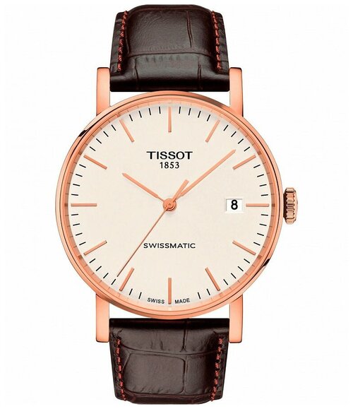 Наручные часы TISSOT, коричневый, белый