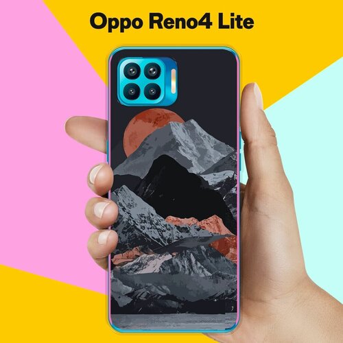 Силиконовый чехол на Oppo Reno4 Lite Пейзаж 60 / для Оппо Рено 4 Лайт чехол книжка mypads для oppo a93 reno4 lite оппо рено 4 лайт а93 объединяет геометрию светло коричневый