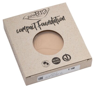 PuroBIO Тональное средство Compact Foundation Refill, 6 мл/9 г, оттенок: 02