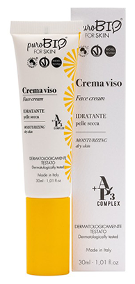 PuroBIO Face Cream Moisturizing Dry Skin Увлажняющий крем для сухой кожи лица, 30 мл