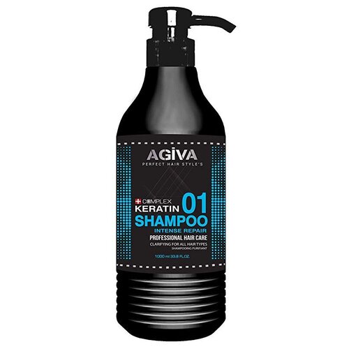 AGIVA Шампунь профессиональный 01 кератиновый комплекс 1000 мл/