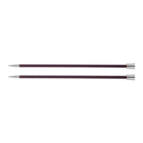 47273 Спицы прямые Zing KnitPro, 30 см, 6.00 мм