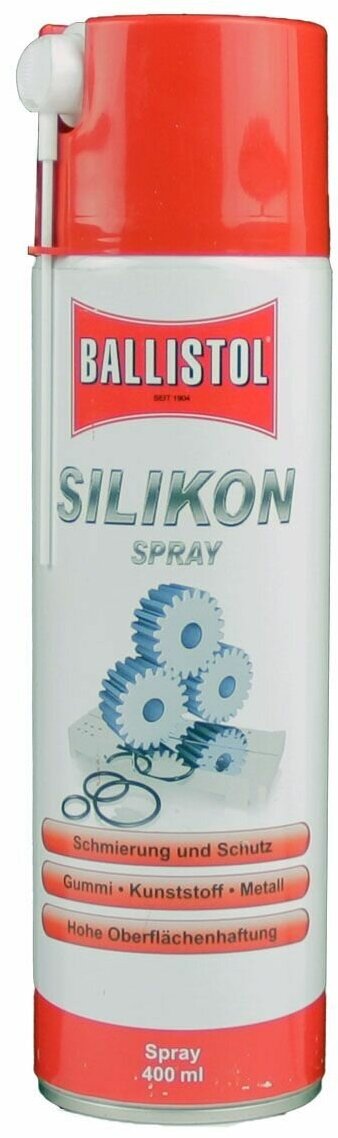 Смазка силиконовая Silikonspray, 400мл, Ballistol (25307)