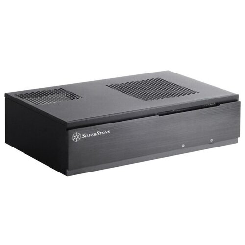 Корпус Silverstone Milo black Mini-ITX SST-ML06B sst sg15b mini itx корпус куб с алюминиевой передней панелью black 811246