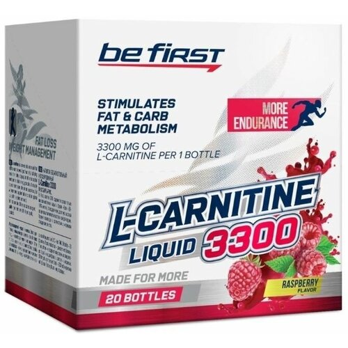 Жиросжигатель Л карнитин Be First L-carnitine 3300 1amp Малина л карнитин be first l carnitine 3300 20 ампул цитрусовый микс