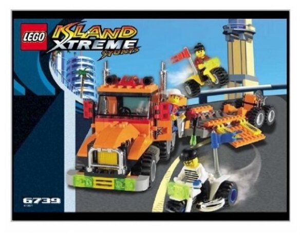 Конструктор LEGO Island Xtreme Stunts 6739 Грузовик для перевозки мотоциклов