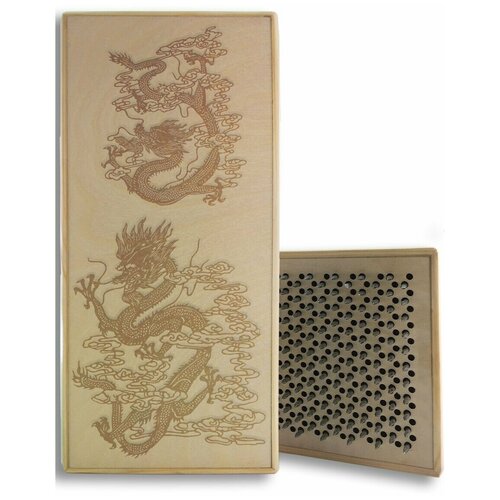 фото Доска садху с динамическими гвоздями, дракон - 9 шаг 10мм светлая goodwood