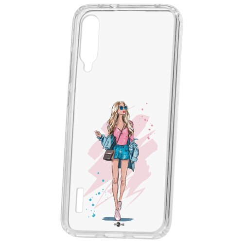 фото Чехол на xiaomi mi a3 kruche print fashion girl