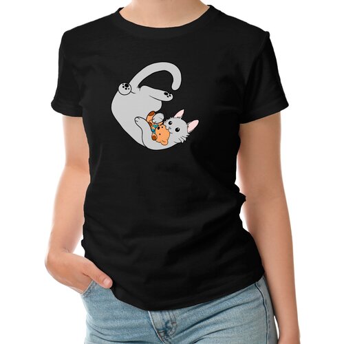 фото Футболка roly, размер s, черный