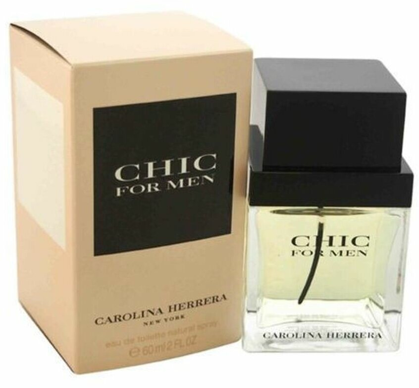 Туалетная вода мужская Carolina Herrera Chic For Men,60 ml