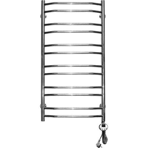Полотенцесушитель электрический Domoterm Лаура П12 50x100, хром, R полотенцесушитель электрический domoterm квадро п10 50x100 er хром r