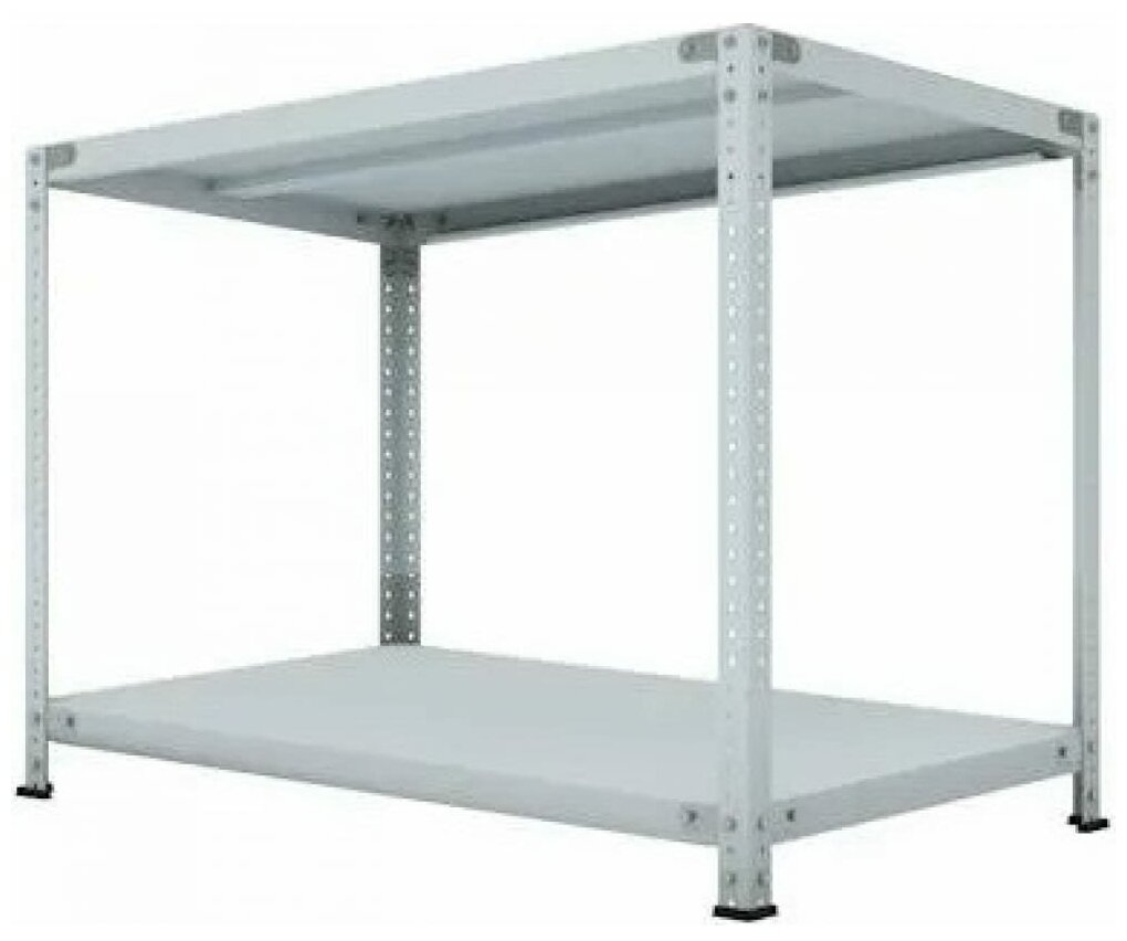 фото Стеллаж фурама СТФЛ 1000х700х400 мм, 2 полки, серый