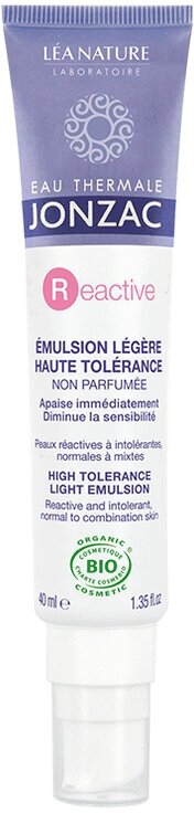 Eau Thermale Jonzac Эмульсия для чувствительной и реактивной кожи лица Reactive Emulssion Legere Haute Tolerance 40мл