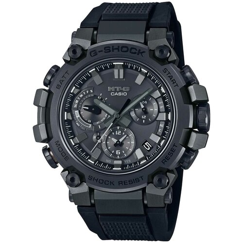 Наручные часы CASIO G-Shock MTG-B3000B-1AER, черный наручные часы casio g shock mtg b1000 1aer серебряный черный