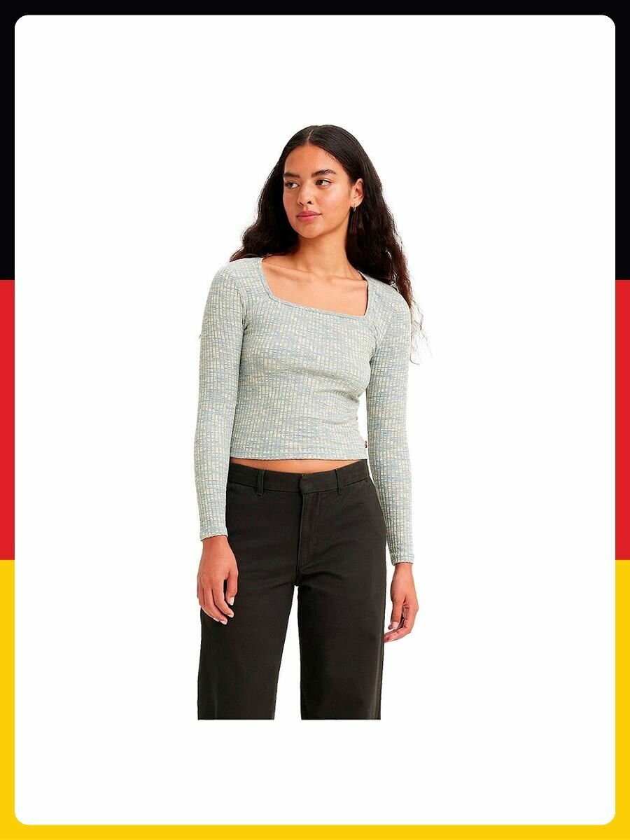 Лонгслив спортивный Levi's, размер .S, , зеленый