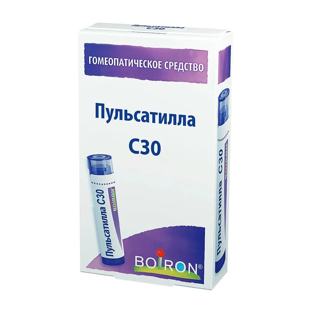 Пульсатилла C30 гранулы гомеопатические 4 г 1 шт
