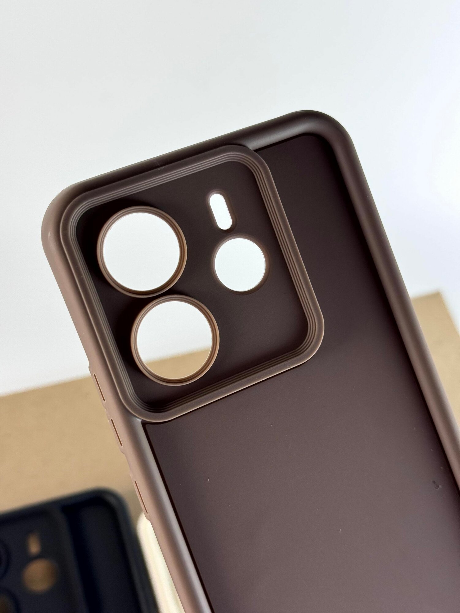 Чехол на Redmi Note 14 4G /Чехол на Редми Нот 14 противоударный, силиконовый, с защитой камеры, набор 3 шт. — фото 1